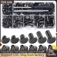 Chicago Screw Leather Rivets Assorted Screw Rivets M5 Chicago Binding Screws for Decorating PU Craft