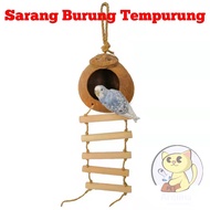 🔥READY STOCK🔥Tempurung kelapa Sarang Burung / Sarang Sugar Glider / hamster