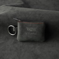 Suitable for Cadillac ct6 ct4 ct5   flip fur car key bag key bag with zipper accessories