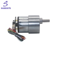 DC 12V JGB37-520 DC Reduction Motor with Hall Encoder 333 RPM for Self Balancing Car Speed Detection