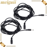 MEIGUII 2 Pcs DC Power Extension Cable, Female To Male 5.5x2.1mm Extension Cable, Universal 2A Curre