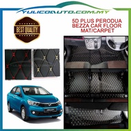 5D PLUS Perodua Bezza Car Floor mat/Carpet