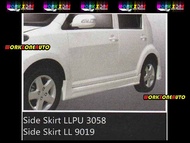 LLPU3058 Perodua Myvi 2008 PU Side Skirt (Sportivo) Body kit Bodykit