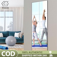 Vooco Home DIY HD Mirror Wall Sticker Full Body Mirror Stitching Mirror Self Adhesive Mirror