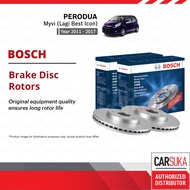 Bosch Brake Disc Rotor for Perodua Myvi 2nd Gen 1.3 1.5 M600 Lagi Best Icon (2011 - 2017) - 0986AB97