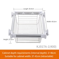 Closet Pull-out Basket Drawer Cloakroom Wardrobe Built-in Stretchable Pants Rack Household Multi-Lay