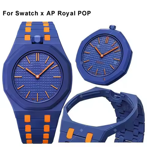 Ceramic Modification Kit For Swatch x Audemars Piguet Royal Pop Bioceramic Watch Case Strap Conversi