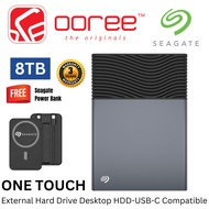 Seagate One Touch 8TB / 20TB / 24TB External Hard Drive Desktop HDD with USB-C compatible with Rescu
