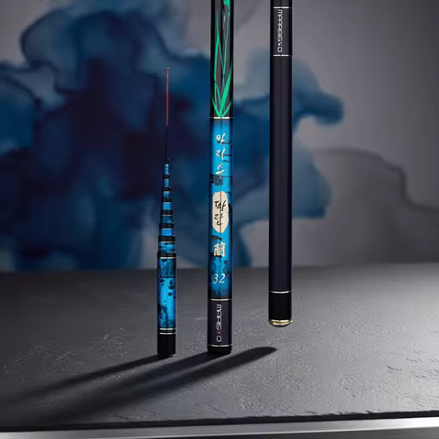 MARISOO PALAN 40T Carbon Ultra-Light Compact Fishing Rod (4.5m) - Stream/Taiwan Rod for Carp, Crucia