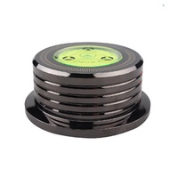 Record Weight Stabilizer 50Hz Bubble Level Speed Detection Turntable LP Disc Stabilizer Clamp for Vi