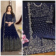 BEAUTIFUL READYMADE ANARKALI GOWN with Embroidery Work