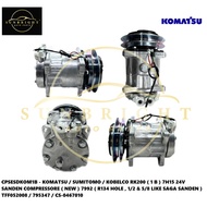 KOMATSU / SUMITOMO / KOBELCO RK200 ( 1 B ) 7H15 24V SANDEN COMPRESSORE ( NEW )