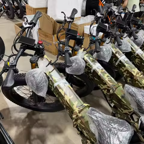 Folding electric mountain bike oversized R5pro long endurance snow bike double shock absorber double