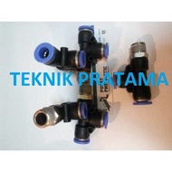 BESTSELLER 3/8" INCH SIDE THREAD TEE FITTING TUBE SIZE 8MM MPD 08-03