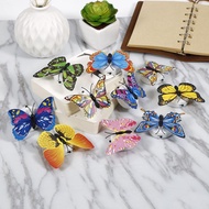 Nino Lampu Mini Stiker LED Kupu Kupu 3D / Hiasan Stiker Lampu Dinding Kamar