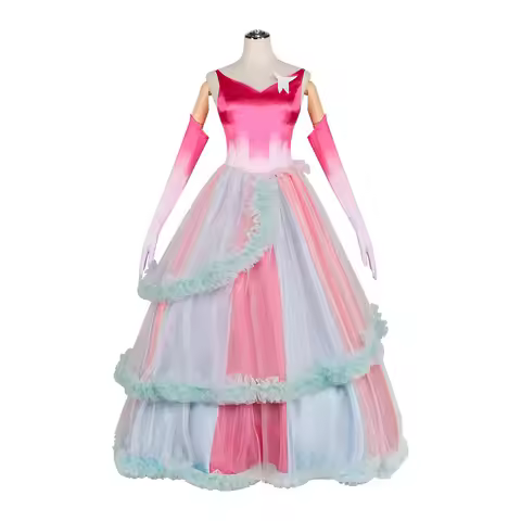 Wicked Glinda Cosplay Costume Pink Dresses Women Halloween Carnival Cosplay Wicked 2 Glinda Outfits