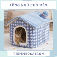 Cute Blue Cat Dog Bed Cage Bed Cage Cat Bed Cage Cat Dog Bed Mattress Cat Dog Bed