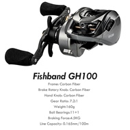 [Love cut] รอกตกปลา รอกสปินนิ่ง อุปกรณ์ตกปลา GH100 GH150 รอกตกปลาคาร์พ อัตราทดเกียร์7.2:1