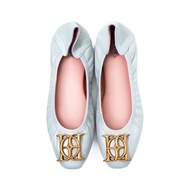 O&B รองเท้าหนังแกะ  รุ่น AUDREY CREST IN MIRROR GREY-11087CS32615F_S4GYSM