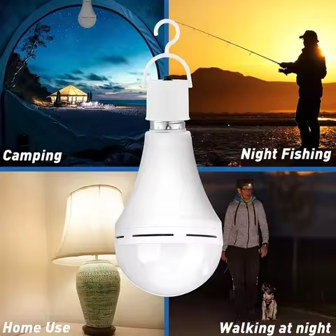 E27 Rechargeable Emergency Light Bulb 7W/9W/12W/15W LED Bulb Lighting AC220V Power Outage Emergency 
