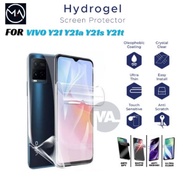 LAYAR Vivo Y21 Y21a Y21s Y21t Clear HD Blue Matte Spy Privacy Hydrogel Screen Protector Screen Prote