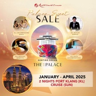 [Resorts World Cruises] [Palace Sweet Sale] 2 Nights Port Klang (KL) Cruise (Sun) on Genting Dream (Jan - Apr 2025 Sailing)