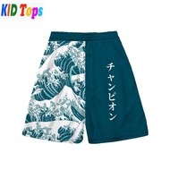 Japanese Wave Pattern Shorts Cashew Peripheral Fashion Trend Shorts Leisure Fashion Shorts