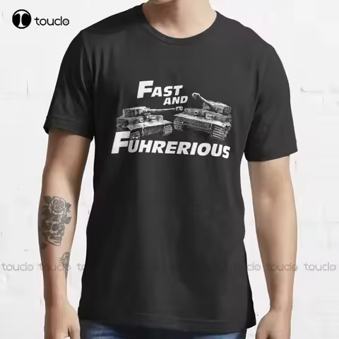 New Fast And Fuhrerious T-Shirt Black T Shirts For Men S-5XL vintage t shirts Unisex