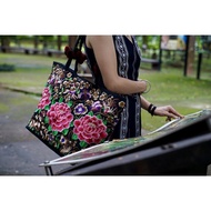 Shoulder Bag With Zipper Hmong