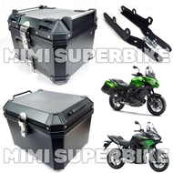 KAWASAKI VERSYS650 2015 - 2025 MONORACK HEAVY DUTY & TOP BOX ABS 45L VERSYS 650 RACK CARRIER ALLOY A