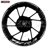 For motorcycle YZF-R3 logo wheel decal decoration 17 inch wheel frame YZF R3 wheel rim reflective wa