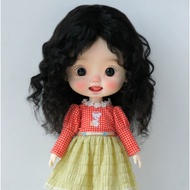 Blythe, 1/6, 1/3, 1/4, 1/8 BJD Doll Wig Hair Shoulder-Length Hair Curly Hair