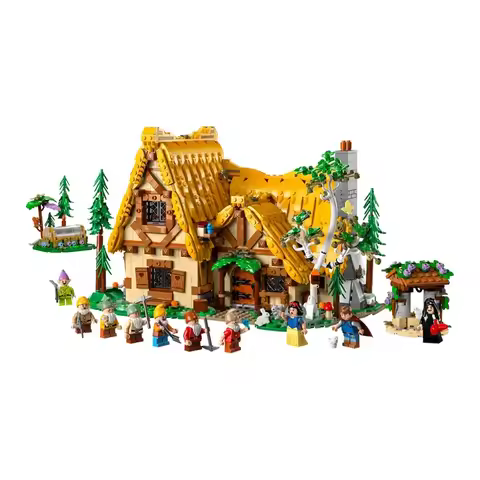 LEGO Disney Collection Snow White And The Seven Dwarfs' Forest Cottage Building Blocks 2228pcs 43242