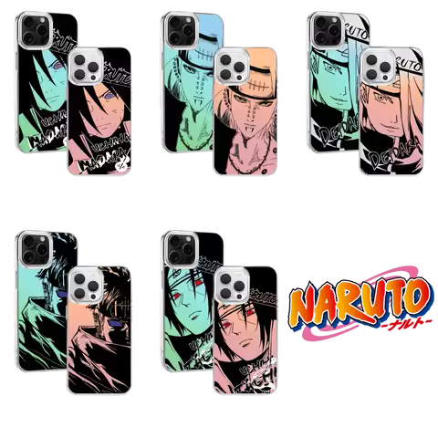 Animation Naruto Kurama Laser Phone Case for Apple iPhone 11 12 13 14 15 16 17 Pro Max Plus Air Mina