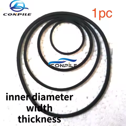 1pc Square 2mm transmission belt for video tape recorder DVD player LD cassette deck audio player