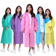 FT EVA RAINCOAT | EVA HOODIE RAINCOAT | LONG SLEEVE ROBE STYLE