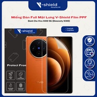 Buy 1 Get 1 Free Premium V-Shield Film PPF Full Back Cover for Vivo X100 5G Dimensity 9300