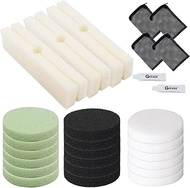 Canister Filter Maintenance and Replacement Filter Media Kit Compatible with Fluval Fx2 Fx4 Fx5 Fx6,