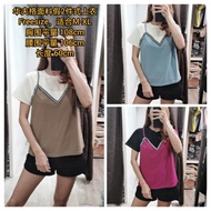 Waffle Fabric Fake 2-Piece Top. ️