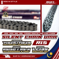 Silent Chain UMA Racing RS150R RS-X 150 Y15 Y16 LC R15 122L 120L 96L 98L Timing Silent Rantai PNP Ca