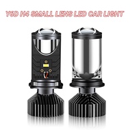 Y6D Car LED Car Headlight LED Mini Projector H4 LED Headlight Bulb Projector Lampu Kereta LED