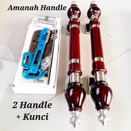 45cm satu set Handle Pintu kunci rumah / tarikan pintu rumah Gagang pegangan pintu model jambu