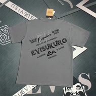 EVISU/God of Fortune/6XL Classic Round Neck Short-Sleeved T-Shirt Men Women Style Large Size America