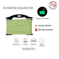 DHAULAGIRI Luminous PARACORD ROPE 3MM