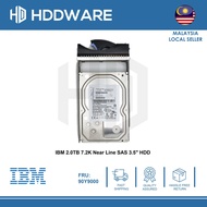 IBM 2.0TB 7.2K Near Line SAS 3.5" HDD // 00W1152 // 90Y9000 // 00W1155