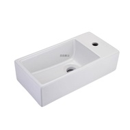 【人水 良品衛浴】迷你洗手盆(右)75-083 小空間單冷水用 獨家