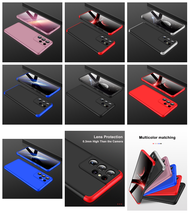 SAMSUNG S21 / S21 ULTRA / S21 FE / S21 PLUS / S22 / S22 PLUS / S22 ULTRA GKK Armor 360 Slim Back Mat