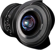 Brightin Star 12mm F2 Manual Focus Prime Lens for Fujifilm XF-Mount Mirrorless Cameras, APS-C Ultra-Wide Angle Large Aperture, Fit for XT5, XT4, XT30, XPRO3/1, XT200, XS10, XA7, XE4, XH1