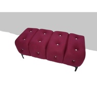 diamond stool#sofa stool#bench stool#bangku sofa#3 feet Fabric Long Stool#velvet Bench#Ottoman#Bench