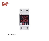 ป้องกันไฟตก  ไฟเกิน กระแสเกิน AC 220V 1-40A 1-63A ปรับตั้งค่าแรงดันสูงตำ่ ค่ากระแส หน่วงเวลาเองได้  